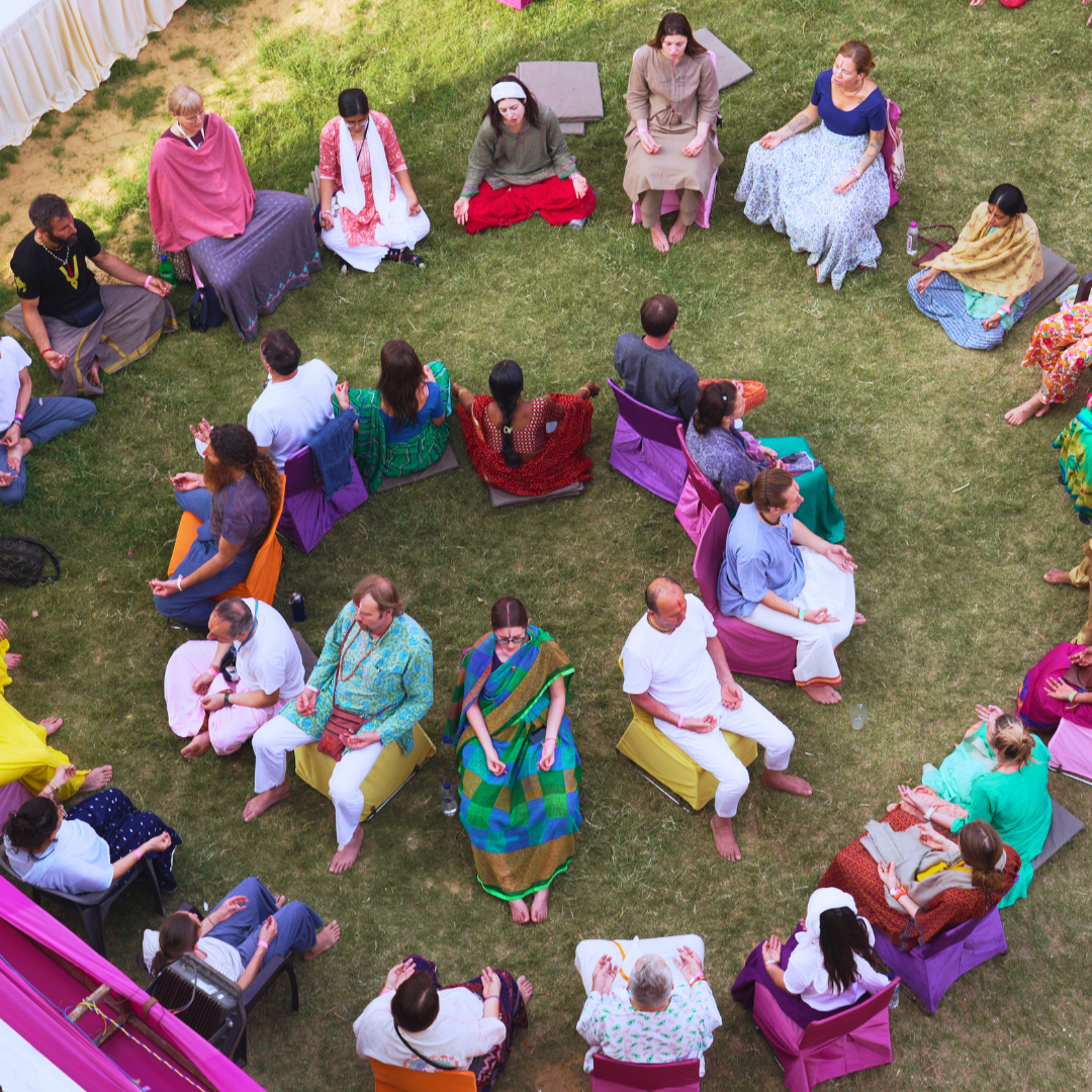 MAHA OM CHANTING, VRINDAVAN